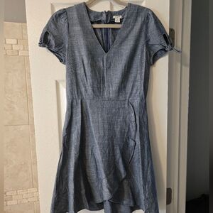 Elegant Blue Women's Dress